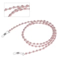 thumbnail image 4 of Chaîne de Retenue pour Lunettes, Lunettes de Lecture, Lunettes de Soleil, Corde Perlée, Chaîne Perlée, Lunettes Rétro, Support de Sangle, Décoration, Rose, 4 of 8
