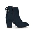 thumbnail image 3 of Unique Bargains Women's Block Heel Lace Up Back Ankle Boots, 3 of 7