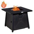 thumbnail image 1 of Costway Foyer au Gaz Propane Carré de 30 Pieds' 50 000 BTU avec Housse Imperméable Roche de Lave, 1 of 9