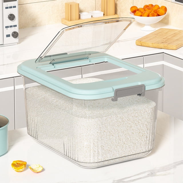 EXTRA Large Airtight Food Storage Cereal Containers for Bulk Food Storage BPA-Free Plastic Container,Extra Large Bulk Food Storage Containers with Airtight Lids for Rice, Pasta, Sugar & Flour