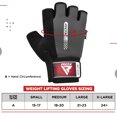 thumbnail image 3 of RDX Weight Lifting Gloves Gym Fitness Workout, Anti Slip Padded Full Palm Protection-Ultra Ventilated Training Cycling Rowing, 3 of 8