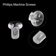 thumbnail image 4 of Unique Bargains M5x10mm Plastic Phillips Machine Screws, PC Flat Head Machine Bolts 25 Pack, 4 of 4