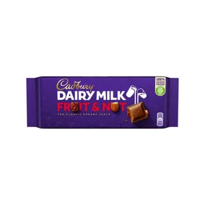 Cadbury Dairy Milk Fruit & Nut Milk Chocolate Bar 180g