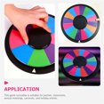 thumbnail image 3 of CIMAXIC Party Prize Wheel Fortune Game Rotating Wheel Double Side Roulette Wheel Party Supplies,9.84"X9.84"X1.57", 3 of 4