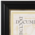 thumbnail image 4 of Cadre à certificate noir et or Stephan de 21,59 cm x 27,94 cm DesignOvation, 4 of 5
