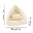 thumbnail image 2 of LPSSTORE Moule à Riz Chirashi Triangulaire Géant de Style Japonais pour Gastronomie Facile à Utiliser et à Nettoyer Conception en Silicone Durable, 2 of 5
