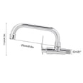 thumbnail image 2 of Samfox Water Faucet, G1/2in Wall Mounted Single Cold Water Tap Sink Water Faucet for Home Kitchen (A), 2 of 7