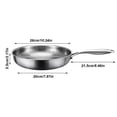 thumbnail image 3 of CJiaWei Titanium Non Stick Frying Pan For Effortless Cooking And Easy Cleaning Durable Kitchen Cookware Designed For Everyday Use With Advanced Coating, 3 of 3