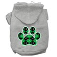 thumbnail image 1 of Argyle Patte Vert Sérigraphie Hoodies Gris Taille Med (12), 1 of 1