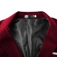 thumbnail image 3 of Tenue de Vin Bourgogne pour Homme Hiver Automne Velours Travail Bureau Formel Rendez-Vous Nuits Robes Soirée Chic Détente Rave Basique Vestes Blazer Vêtements d'Extérieur Hommes 2025 Vêtements Tendance TTG, 3 of 6