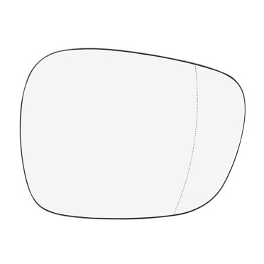 Miroir de Voiture en Verre Chauffé avec Plaque de Support Côté Passager pour BMW X3 10-14