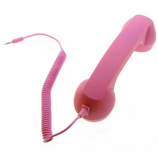MesaSe 3.5mm Retro Mobile Phone Cellphone Receiver Telephone Handset with Microphone