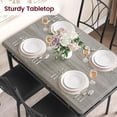 thumbnail image 4 of Eastvita Dining Table Set for 4 5-Piece Farmhouse Rectangular Dining Room Table Set with 4 Cozy Chairs/Space-Saving Dining Table for Apartment, 4 of 7