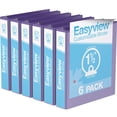 thumbnail image 1 of Davis Group, Easyview Premium, Round Ring, Customizable, View Binder, 6 Pack, 1.5", 1 of 3