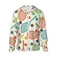 thumbnail image 1 of Lsque Racket and Tennis Ball Pattern UPF 50+ Lightweight Sun Protection Men's Women's Long Sleeve Shirt, Hoodie Performance -XX-Large, 1 of 7