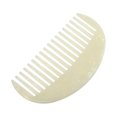 thumbnail image 1 of Unique Bargains 1 Pcs Peigne à Dents Larges Demi-Rond pour Femmes Cheveux Bouclés Épais Ondulés Raides Beige, 1 of 6