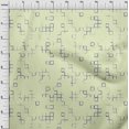 thumbnail image 4 of oneOone Viscose Jersey Pale Yellow Fabric Geometric Craft Projects Decor Fabric Printed By The Yard 60 Inch Wide, 4 of 5