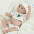 thumbnail image 1 of Realistic Reborn Doll 10 Inch Lifelike Handmade Soft Body Toy Reborn Baby Boy, 1 of 8