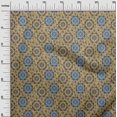 thumbnail image 3 of oneOone Rayon Light Brown Fabric Asian Kilim Craft Projects Decor Fabric Printed By The Yard 56 Inch Wide, 3 of 5