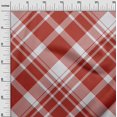 thumbnail image 3 of oneOone Silk Tabby Maroon Fabric Check Craft Projects Decor Fabric Printed By The Yard 42 Inch Wide, 3 of 4