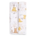 thumbnail image 1 of Aden + Anais Essentials 2-Pack Swaddles - Cotton Muslin - Winnie and Friends, 1 of 6