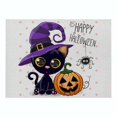 thumbnail image 4 of XZNGL Halloween Purple Series Cotton And Linen Placemats New Rectangular Western Place, 4 of 9