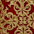 thumbnail image 3 of The HomeCentric Pillow Case Zipper, Decorative Red Pack of 2, 24x24 inch (60x60 cm) Euro Shams, Art Silk Zardosi Throw Pillows For Sofa, Geometric Pattern Contemporary Style Easter - Admirable, 3 of 4