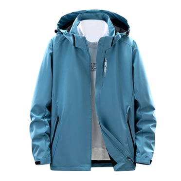 Veste Extérieure pour Homme Coupe-Vent Légère Veste pour Homme Coupe-Vent Veste pour Homme Vestes Grande Taille pour Homme Veste d'Hiver Légère Vestes pour Homme avec Capuchon Manteaux Veste pour Homme