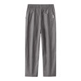 thumbnail image 3 of Men's High Street Loose Straight Leg Casual Jeans with Drawstring for Spring and Autumn Comfortable Wear, 3 of 5