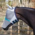 thumbnail image 3 of Fly Mask For Horses With Ear And Nose Protection - Teal - Full (large), 3 of 5