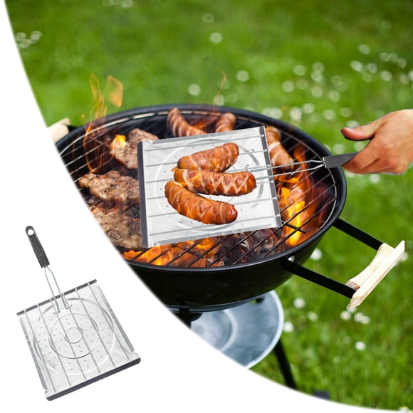 Barbecue Grill Barbecue Rack Outdoor Handheld Toaster With Foldable Heat Handle For Camping Adventure And Everyday Cooking Platform Competition Title