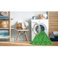 thumbnail image 2 of Ahgly Company Machine Washable Indoor Round Transitional Neon Green Area Rugs, 8' Round, 2 of 7