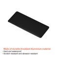 thumbnail image 3 of Unique Bargains 2'x1' Metal Name Plate Anodized Aluminium Self Adhesive Sign Tag Black 20 Pack, 3 of 6