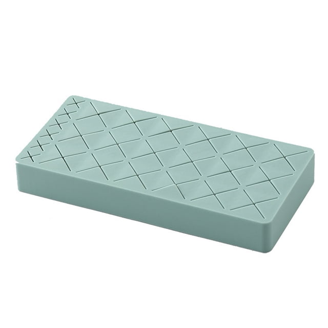 LCXmlly Cosmetic Storage Box Large Capacity Lipstick Storage Box Silicone Lipstick Rack Makeup Brush Holder 8/18/28 Grids Household Organizer