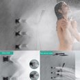 thumbnail image 3 of Yeacher Douchette Carrée pour le Corps, Buse de Massage, Pulvérisateur Latéral de Massage à Jet, Spa, Montage Mural 2 Fonctions, 3 of 7