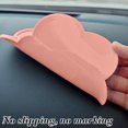 thumbnail image 4 of Pink Car Storage Cushion Car Dashboard Car Mounted Perfume Seat Pad Mobile Phone Storage High Temperature Double Flower, 4 of 6