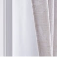 thumbnail image 2 of Jacquard Leaf Blackout Grommet Single Window Panel, 2 of 3