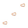 thumbnail image 3 of Decodeary Mousqueton Léger Résistant à l'Usure Technologie Avancée Large Application Surface Lisse Haute Résistance Caribeener Clips Orange 3Set, 3 of 6