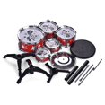 thumbnail image 4 of Children Kids Jazz Drum Set Kit Musical Educational Instrument Toy 5 Drums + 1 Cymbal, 4 of 7