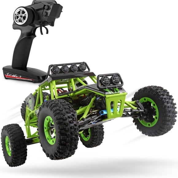 Bruce&Shark Voitures RC Crawlers Échelle 1/12 2,4 g 4RM Haute Vitesse Électrique Tout-Terrain Escalade sur Roche wltoys Buggy RTR pour Enfants et Adultes