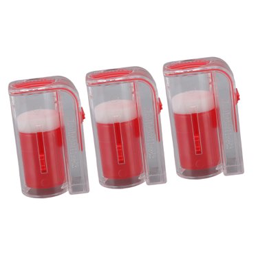 Bee Queen Marking Catcher, Beekeeping Tools Queen Bee Marking Cage   Healthy 3Pcs Lightweight Plastic Burr Free  For Garden Red