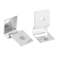 thumbnail image 4 of 4Pcs Stainless Steel Fish Tank Support Bracket Aquarium Glass Cover Clip8mm, 4 of 12