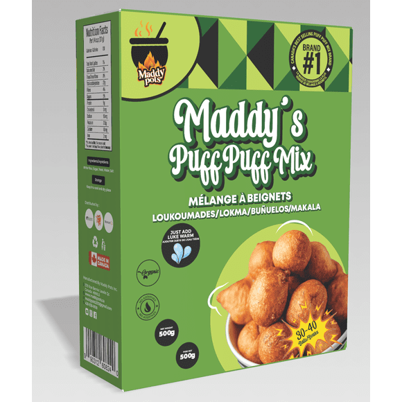 Maddy's puff puff mix / Loukoumades/ Lokmas/ Mélange à beignets de farine/Bunuelos