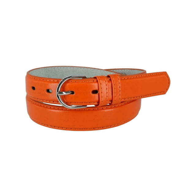 CTM® Leather 1 1/8 Inch Dress Belt (Women's)