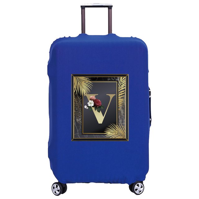New Travel Suitcase Luggage Covers Protective Covers Scratch Proof Dust Cover Reusable Dust Cover Fgolden Pattern Series 8golden V L