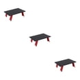 thumbnail image 2 of Transemion Table Pliante en Alliage d'Aluminium Léger Application Large Table de Pique-Nique Pliante Rouge et Noir 3Set, 2 of 6