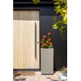 thumbnail image 2 of Veradek Block Series Jardinière Haute en Plastique à Piédestal - Gris, 2 of 12