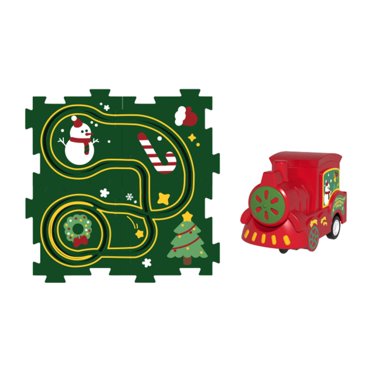 Puzzle Tracks Jigsaw Set Learning Toys Vehicle Puzzle Play Mat Jigsaw Track Toy A 4pcs puzzle