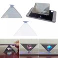 thumbnail image 3 of 3D Hologram Pyramid Display Projector Video Stand for Mobile Phone with Cloth, 3 of 10