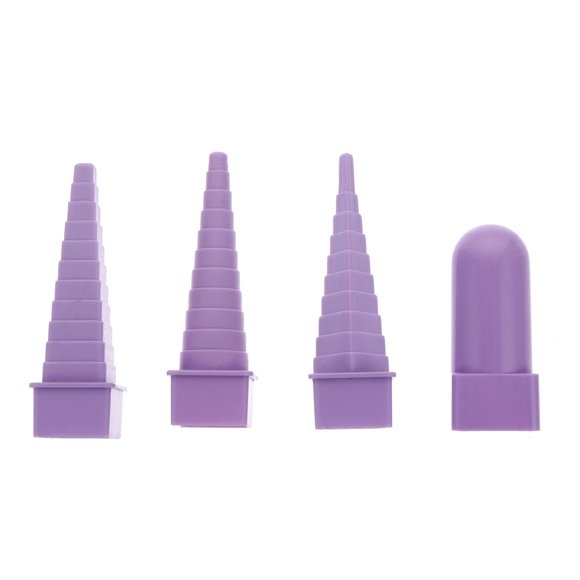 KAKOWELY 4pcs Mandrel Wire Wrapping Set Jewelry Making Tool DIY Wire Making Supply,4.33X"X1.18"X1.18"